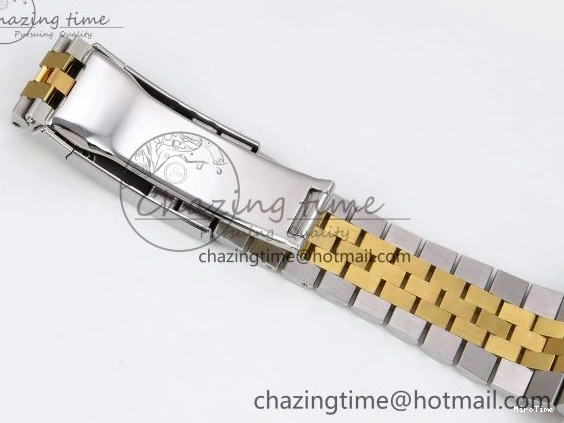 MiroTime 0112 DateJust 36 126233 Clean 1:1 Best Edition 904L Steel YG Textured Stick Dial on SS YG Jubilee Bracelet VR Trendy 1494